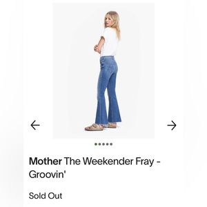 Mother the Weekender Fray in Groovin’ size 27